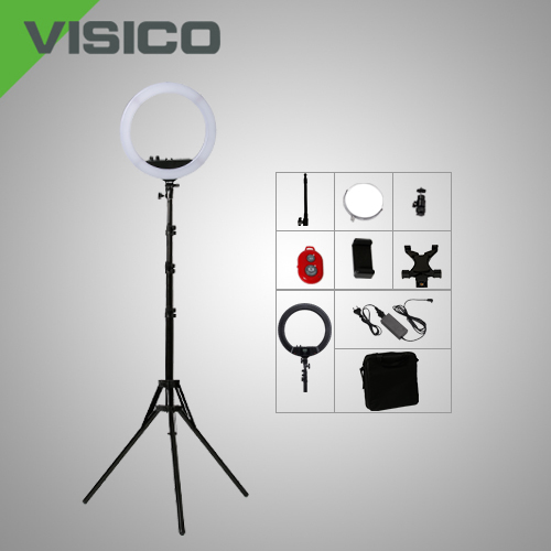 Visico RL-18BII Ring Light KIT03 AC/DC power - 1